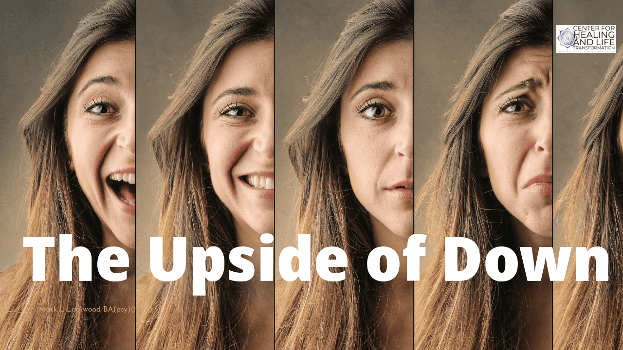 Woman showing emotional transformation through therapy.